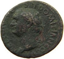 ROME EMPIRE AS  DOMITIANUS (81-96) #MA 009187 - The Flavians (69 AD Tot 96 AD)
