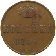 RUSSIA KOPEKE 1856 BM ALEXANDER II. 1855-1881 WARSAW BM SELTEN #MA 000147 - Russie