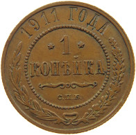 RUSSIA KOPEK 1911 NIKOLAUS II. (1894-1917) #MA 021793 - Russie