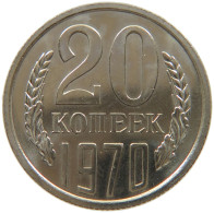 RUSSIA 20 KOPEKEN 1970 SELTEN, PP #MA 004985 - Russie