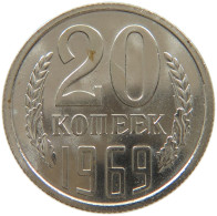 RUSSIA 20 KOPEKEN 1969 SELTEN, PP #MA 004982 - Russie