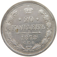 RUSSIA 20 KOPEKEN 1878 ALEXANDER II. (1855-1881) #MA 008528 - Russie