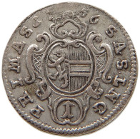 SALZBURG KREUZER 1756 SIGISMUND III. GRAF SCHRATTENBACH 1753-1771 #MA 018518 - Autriche