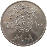 SAUDI ARABIA 100 HALALA 1408  #MA 023236 - Arabie Saoudite