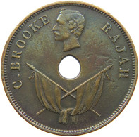 SARAWAK 1 CENT 1893 H C BROOKE (1868-1917), #MA 004060 - Kolonies