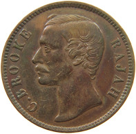 SARAWAK 1 CENT 1870 BRIT. PROTEKTORAT #MA 001689 - Colonies