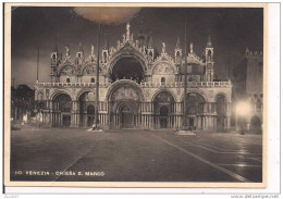 VENEZIA - CHIESA S. MARCO  B/N VIAGGIATA  - VERA FOTOGRAFIA - EDIZIONE PARTICOLARE 1942- SENZA TURISTI E SENZA PICCIONI - Kirchen U. Kathedralen