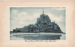 FRANCE -  Mont Saint Michel - Vue Sur Le Château Côté Nord Est  - Carte Postale Ancienne - Le Mont Saint Michel