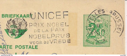 BRUXELLES,CARTE POSTALE ,1971,TIMBRO POSTE TARGHETTA " UNICEF  PRIX....................................",FIRENZE,ITALIA, - Lettres & Documents