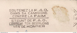 BRUXELLES - PALAIS DE JUSTICE,1963,TIMBRO POSTE TARGHETTA "SOUTENEZ LA F.A.O.................................",BOLOGNA, - Briefe U. Dokumente
