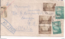 ARGENTINA- LETTERA VIA AEREA RACCOMANDATA -  TIMBRO POSTE BUENOSAIRES, 1966 - REGGIO EMILIA - Briefe U. Dokumente