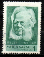 1956 - Bulgaria 881 Henrik Ibsen   ----- - Usados