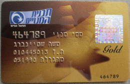 ISRAEL PAIS NATIONAL LOTTERY LOTERIA ID IDENTIFICATION CARTELA CARD CARTE KARTE TARJETA COLLECTOR - Israël
