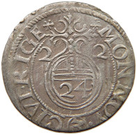 RIGA GROSCHEN 1622 GUSTAV II. ADOLF #MA 008582 - Letland