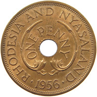 RHODESIA AND NYASALAND PENNY 1956 ELIZABETH II. (1952-2022) #MA 101925 - Rhodesien