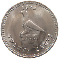 RHODESIA 20 CENTS 1975  #MA 067460 - Rhodesië