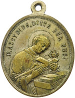 RELIGION MEDAILLE  H. ALOYSIUS BITTE FUR UNS #MA 023954 - Autres & Non Classés