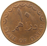 QATAR 10 DIRHAMS 1973  #MA 065923 - Qatar