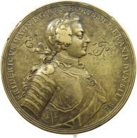 PREUSSEN MEDAILLE 1757 1757 AUF DIE SCHLACHT BEI PRAG, FRIEDRICH DER GROSSE (1740-1786), HOLTZHEY #MA 009430 - Autres & Non Classés