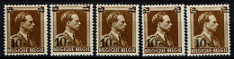 570 X 5  ** Points Blancs Divers - 1931-1960