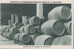 1930. ESPANA. Fine Postcard With Sherry Motive. BODEGAS DE GONZALEZ BYASS EN JEREZ DE LA FRONTERA. Detalle... - JF445051 - Autres & Non Classés