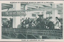 1930. ESPANA. Fine Postcard With Sherry Motive. BODEGAS DE GONZALEZ BYASS EN JEREZ DE LA FRONTERA. Entrada... - JF445058 - Sonstige & Ohne Zuordnung