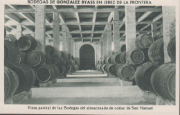 1930. ESPANA. Fine Postcard With Sherry Motive. BODEGAS DE GONZALEZ BYASS EN JEREZ DE LA FRONTERA. Vista P... - JF445063 - Altri & Non Classificati