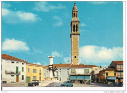 LENDINARA - PIAZZETTA A . MARIS - COLORI VIAGGIATA  1974 -  ANIMATA E AUTO D'EPOCA -TIMBRO POSTE LENDINARA - - Rovigo