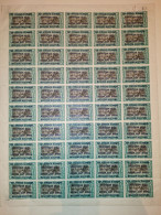 Ruanda Urundi - 30 - Page Complète - Occupation Belge - Type B - Dentelure 14 - 1916 - MNH - Unused Stamps