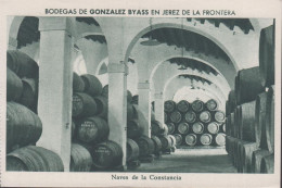 1930. ESPANA. Fine Postcard With Sherry Motive. BODEGAS DE GONZALEZ BYASS EN JEREZ DE LA FRONTERA. Narves ... - JF445079 - Andere & Zonder Classificatie