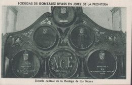 1930. ESPANA. Fine Postcard With Sherry Motive. BODEGAS DE GONZALEZ BYASS EN JEREZ DE LA FRONTERA. Detalle... - JF445083 - Autres & Non Classés