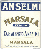 ANSELMI - MARSALA - ETICHETTA  11,5 X 14 - Marsala