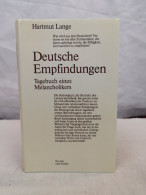 Deutsche Empfindungen. Tagebuch Eines Melancholikers. - Poesía & Ensayos