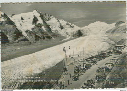 Parkplatz Freiwandeck Mit Grossglockner-Heiligenblut-B/N-AUTO-ANIMATA-1964- - Heiligenblut