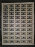 Ruanda Urundi - 34 - Page Complète - Occupation Belge - Type B - Dentelure 14 + 10X Variété "Ocoupation" - 1916 - MNH - Neufs