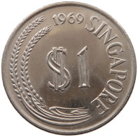 SINGAPORE DOLLAR 1969  #MA 099569 - Singapore