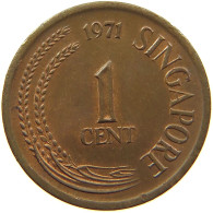 SINGAPORE CENT 1971  #MA 073217 - Singapore