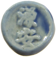 SIAM THAILAND TOKEN  SIAMESE GAMBLING TOKEN PORZELLAN, PORCELAIN #MA 098681 - Thaïlande