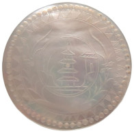 SIAM THAILAND TOKEN  GAMING TOKEN MOTHER OF PEARL #MA 026117 - Thaïlande