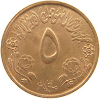 SUDAN 5 MILLIEMES 1972  #MA 015828 - Soedan