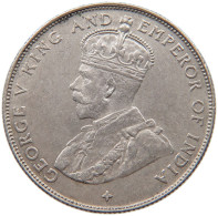 STRAITS SETTLEMENTS 50 CENTS 1920 GEORGE V. (1910-1936) #MA 068557 - Colonies