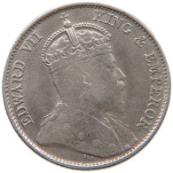 STRAITS SETTLEMENTS 10 CENTS 1910 EDWARD VII., 1901 - 1910 #MA 068297 - Colonie