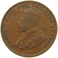 STRAITS SETTLEMENTS 1/2 CENT 1916 GEORGE V. (1910-1936) #MA 068543 - Colonie