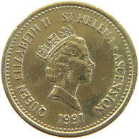 ST. HELENA POUND 1991 ELIZABETH II. (1952-2022) #MA 066576 - Sant'Elena