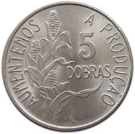 ST. THOMAS AND PRINCE 5 DOBRAS 1977  #MA 103524 - Sao Tome And Principe