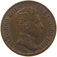 SPAIN CENTIMO 1906 ALFONSO XIII. 1886-1941 #MA 021916 - First Minting