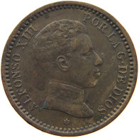 SPAIN 2 CENTIMOS 1904 ALFONSO XIII. 1886-1941 #MA 100874 - First Minting