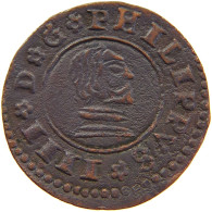 SPAIN 16 MARAVEDIS 1663 FELIPE IV. 1621-1665 #MA 059623 - Erstausgaben