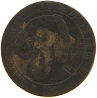 SPAIN 1/2 CENTIMO 1866 ISABELL II. (1833–1868) #MA 100668 - Erstausgaben