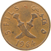 SOUTH ARABIA 5 FILS 1964  #MA 025744 - Yémen